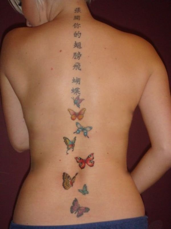 Butterflies Tattoos for Vagabond Girls