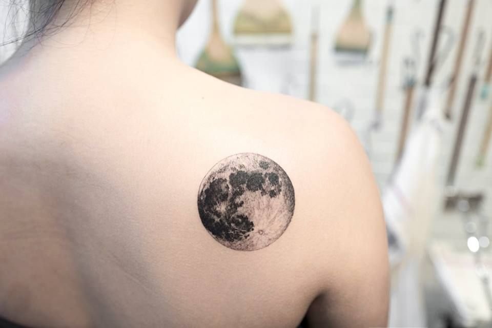 Moon Tattoos for Vagabond Girls