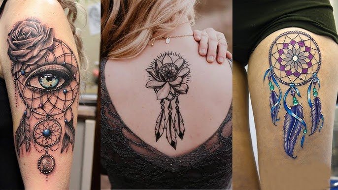 Dream Catchers Tattoos for Vagabond Girls